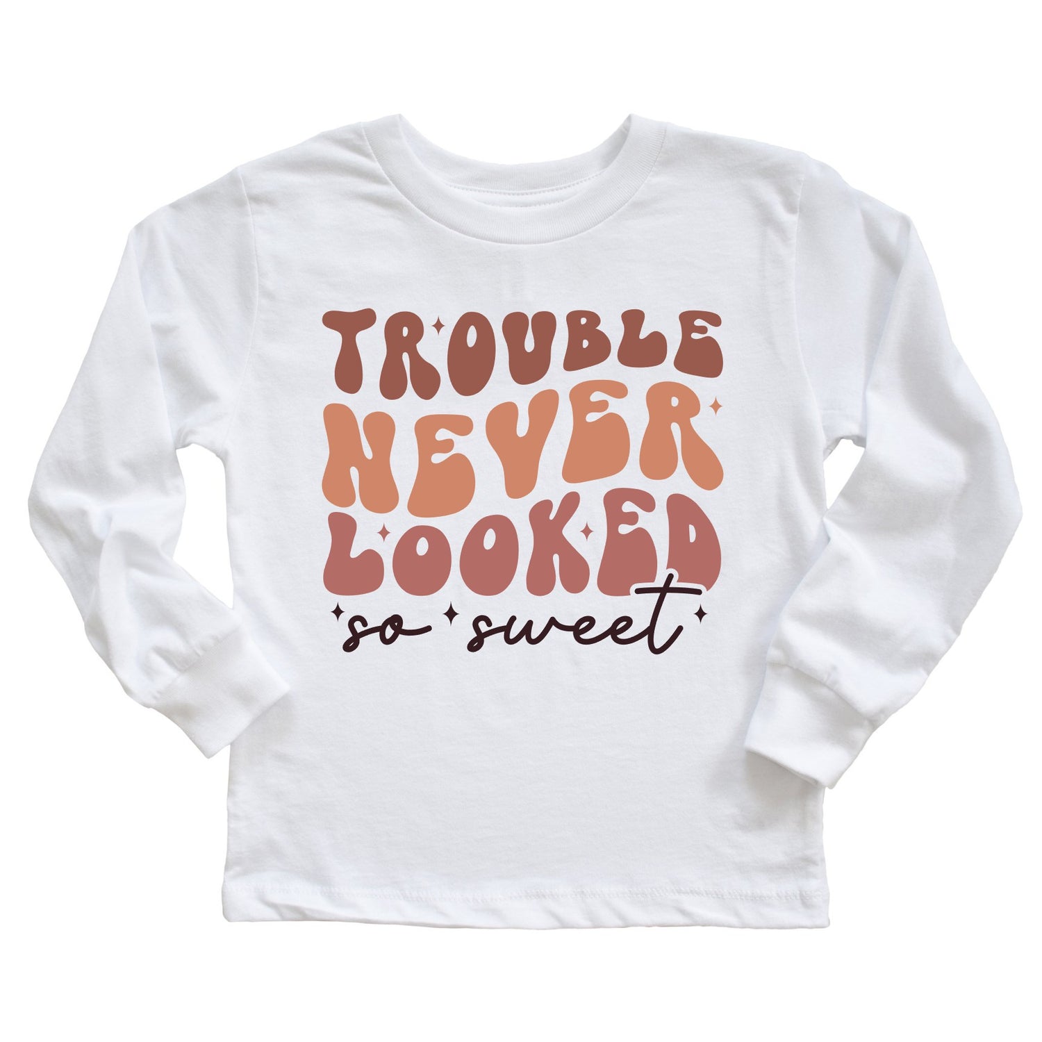 Trouble Never Looked So Sweet (Toddler) Youth T-Shirts Profyle District 2T White