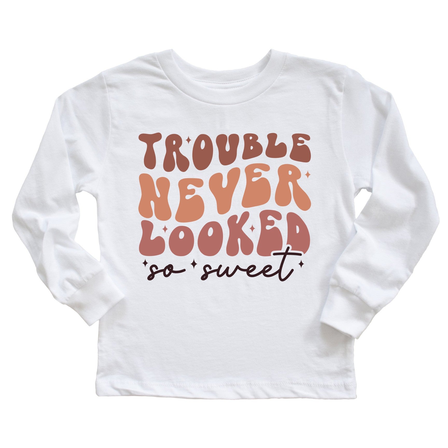 Trouble Never Looked So Sweet (Toddler) Youth T-Shirts Profyle District 2T White