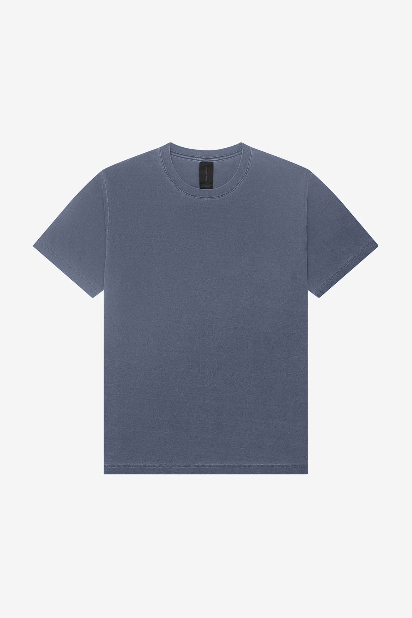 Customizable Unisex Heavyweight Garment Dye T-Shirt T-Shirts Bella Canvas Washed Navy XS