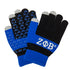 Knit Texting Gloves - Zeta Phi Beta (Black) Outerwear Accessories Profyle District Black