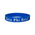 Solid Silicone Wristband - Zeta Phi Beta (Blue) Profyle District