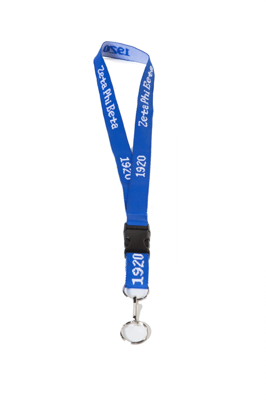 Woven Embroidered Lanyard - Zeta Phi Beta Accessories Profyle District