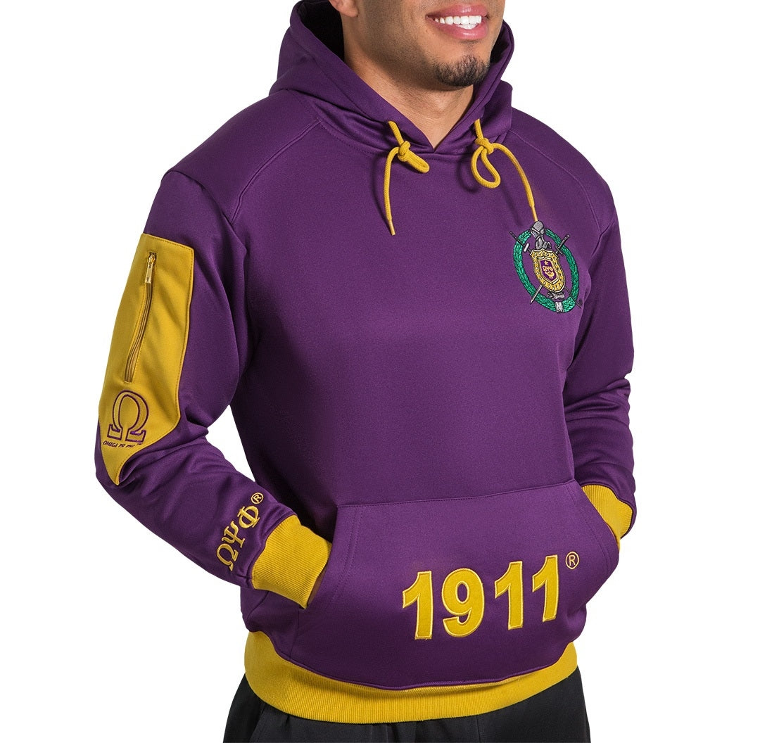 Elite Hoodie Pullover - Omega Psi Phi Profyle District M