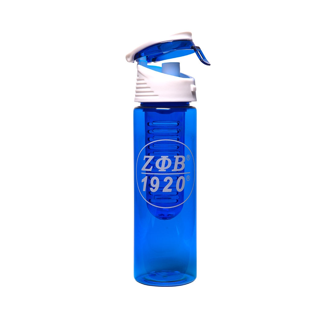 Tritan Water Bottle - Zeta Phi Beta (Blue) Profyle District Blue