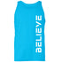 Believe Tanks Profyle District Unisex Small Neon Blue