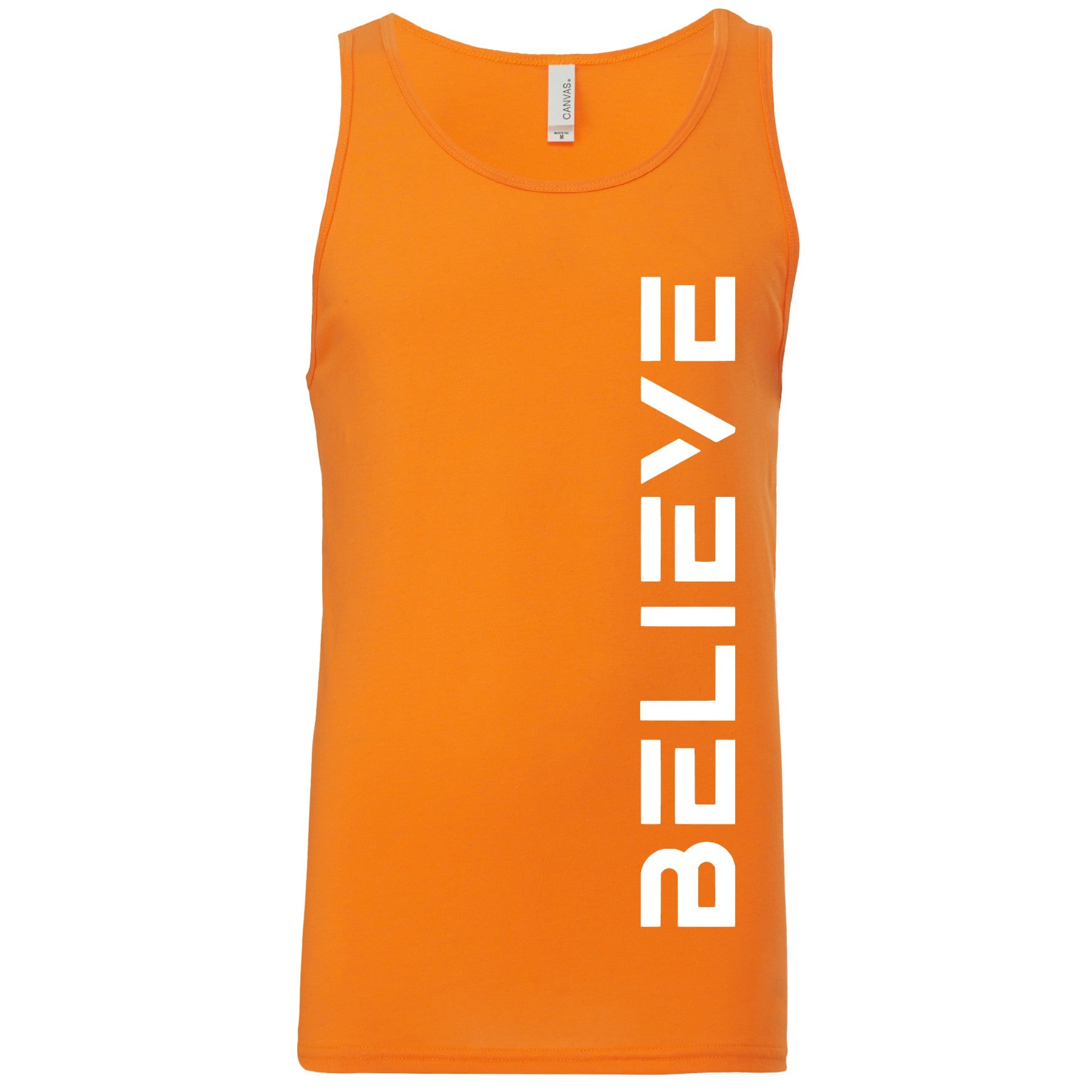 Believe Tanks Profyle District Unisex Small Neon Orange