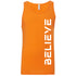 Believe Tanks Profyle District Unisex Small Neon Orange