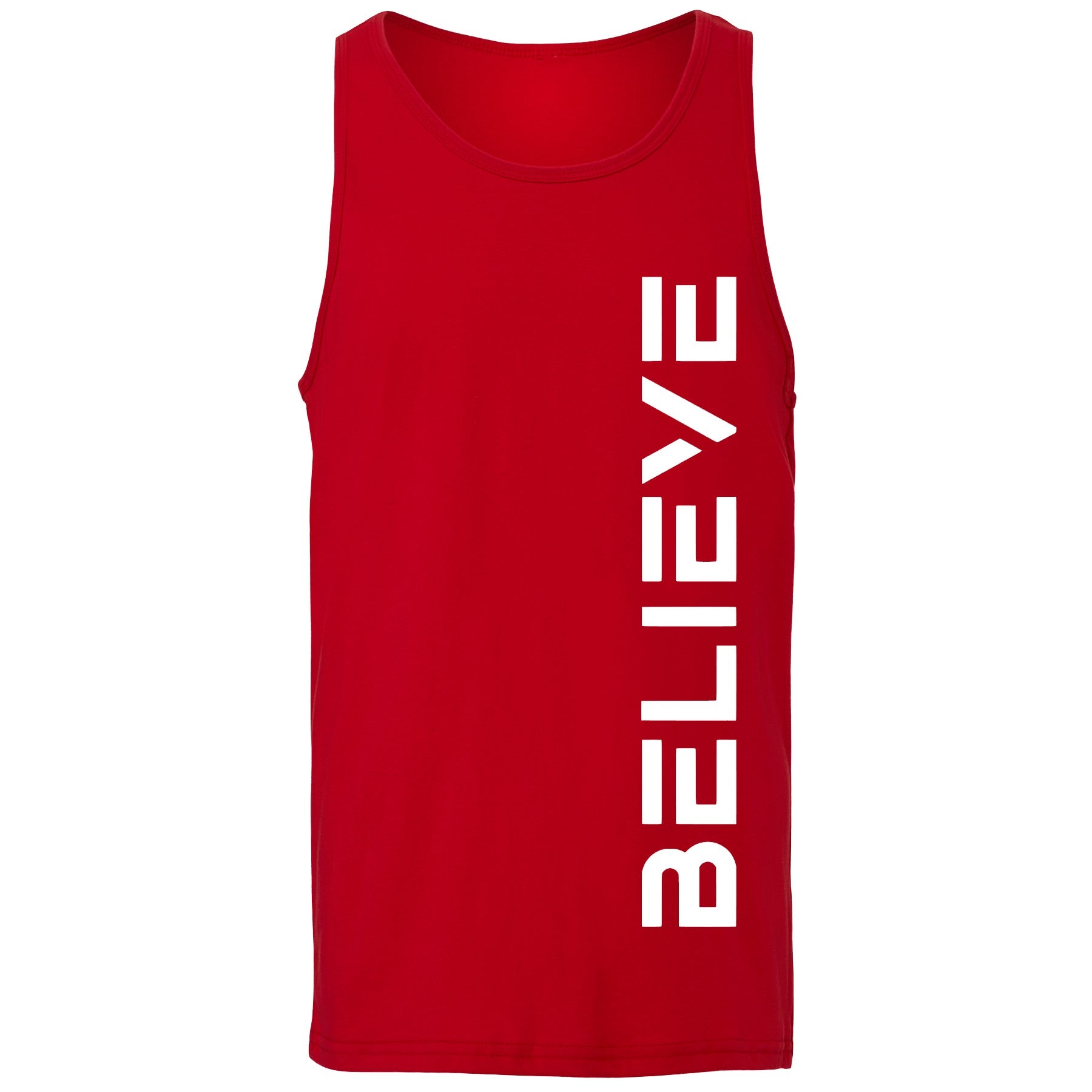 Believe Tanks Profyle District Unisex Small Red