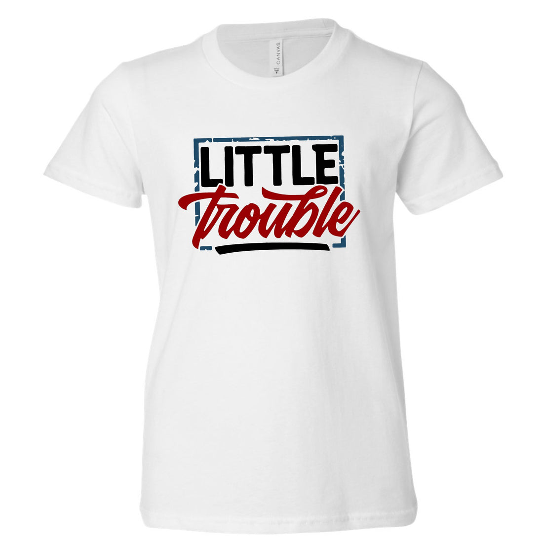 Big Trouble - Little Trouble (Youth) Youth T-Shirts Profyle District Youth Small White