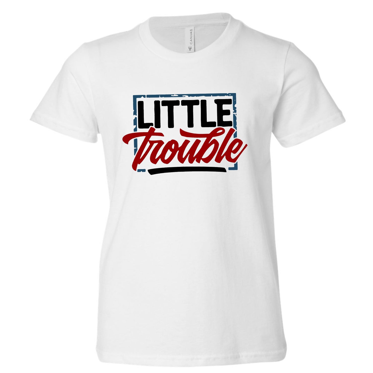 Big Trouble - Little Trouble (Youth) Youth T-Shirts Profyle District Youth Small White