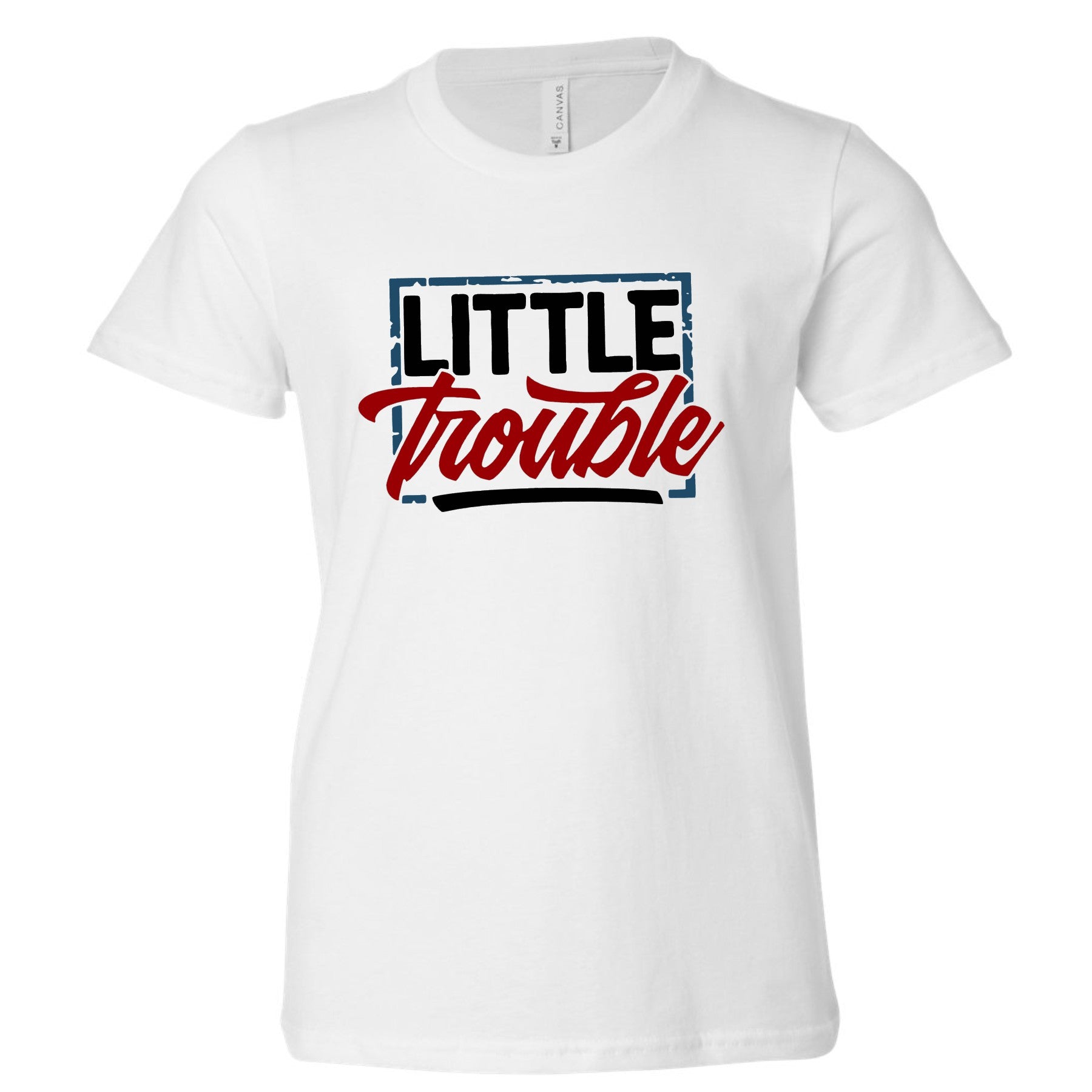 Big Trouble - Little Trouble (Youth) Youth T-Shirts Profyle District Youth Small White