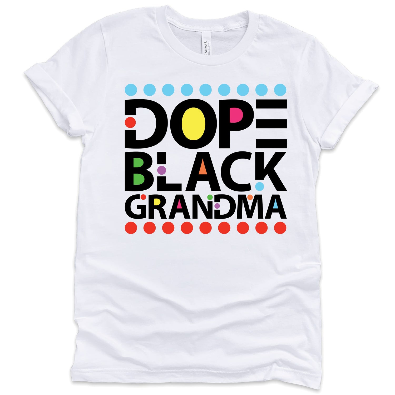 Dope Black Grandma T-Shirts Profyle District X-Small White