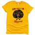 God Says I Am Blessed T-Shirts Profyle District Unisex Small Mustard