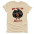 God Says I Am Blessed T-Shirts Profyle District Unisex Small Soft Cream