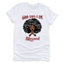 God Says I Am Blessed T-Shirts Profyle District Unisex Small White