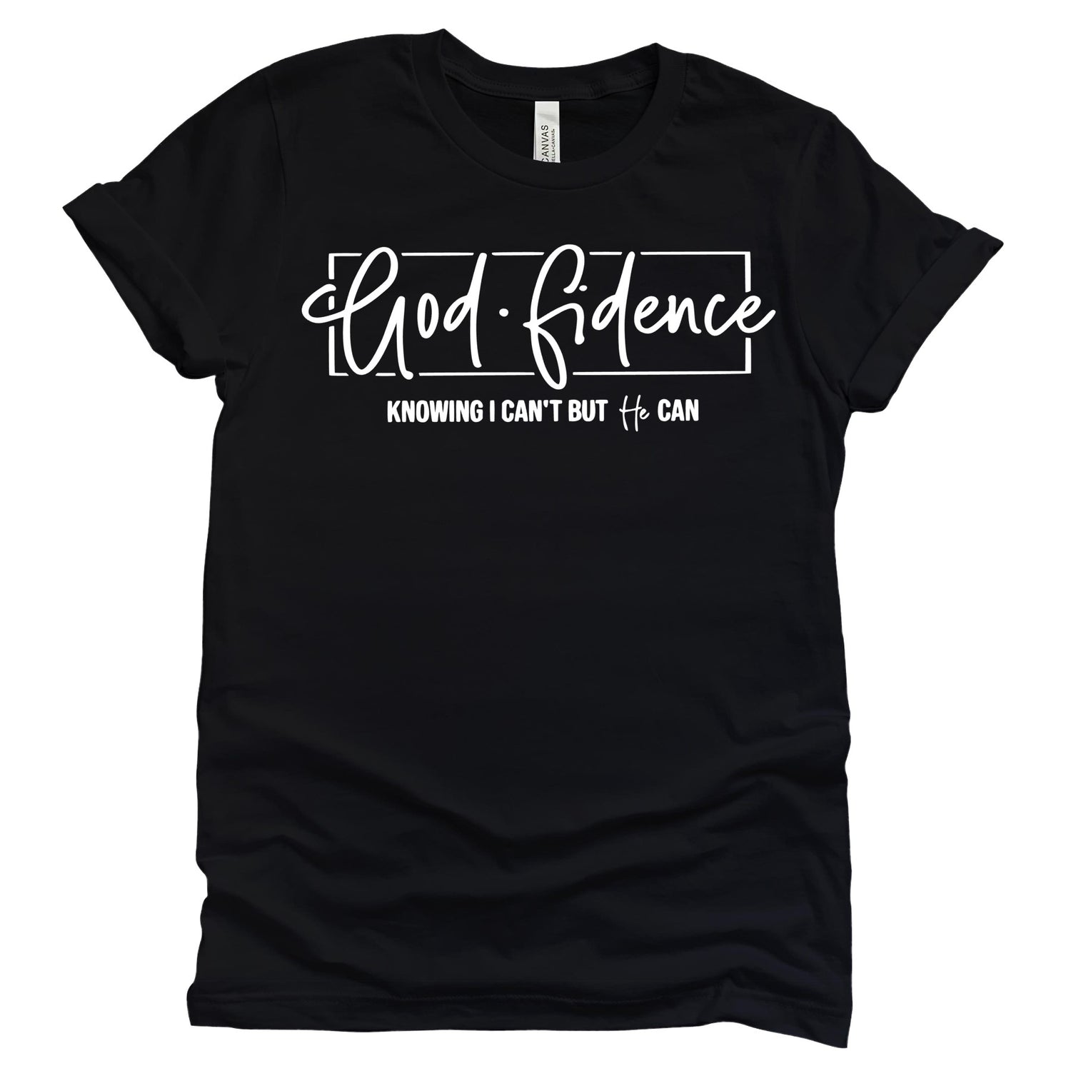 God-fidence T-Shirts Profyle District Unisex Small Black