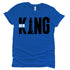 Her King T-Shirts Profyle District Unisex Small True Royal