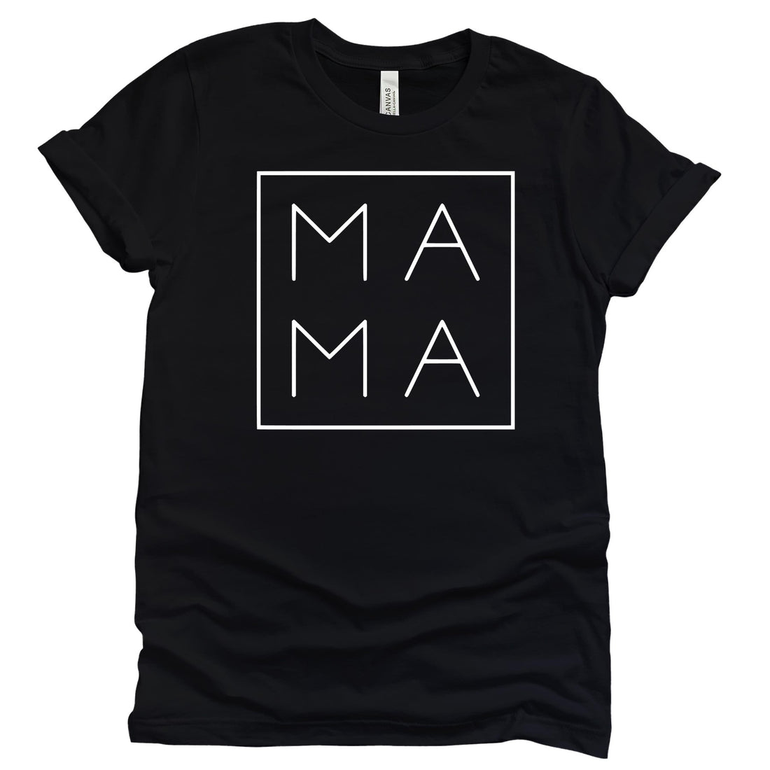 Mama-Mini T-Shirts Profyle District Unisex Small Black