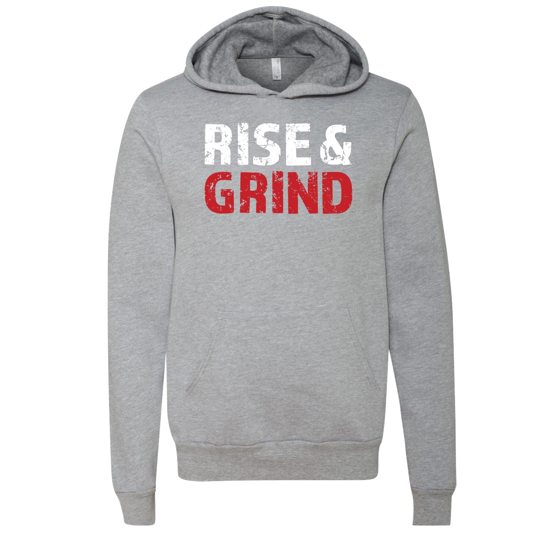 Rise &amp; Grind (Hoodie) Hoodie Profyle District Unisex Small Athletic Heather