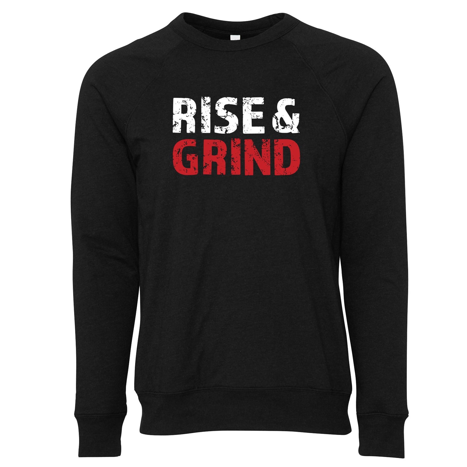 Rise &amp; Grind (Sweatshirt) Sweatshirt Profyle District Unisex Small Black Heather