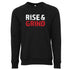 Rise & Grind (Sweatshirt) Sweatshirt Profyle District Unisex Small Black Heather