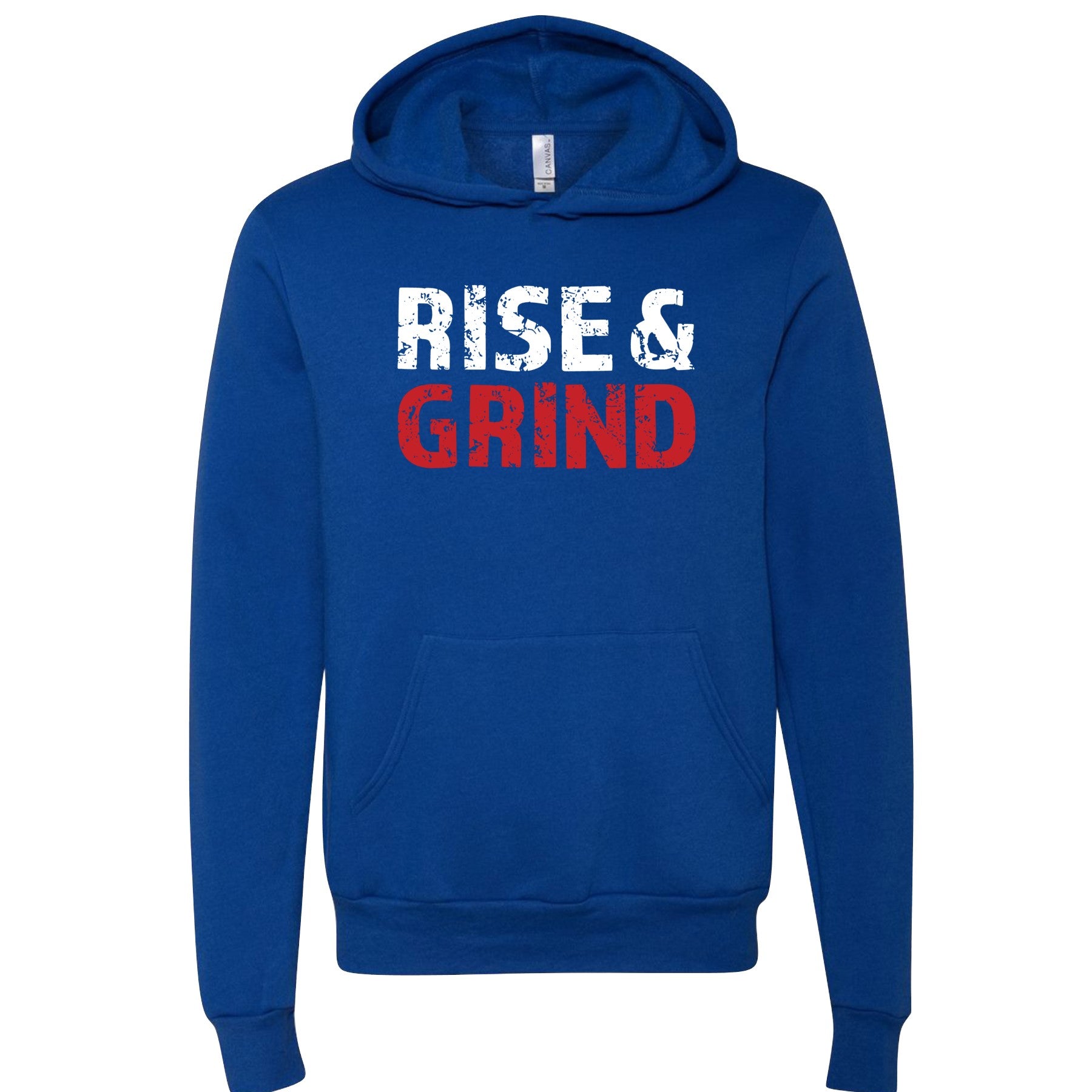 Rise &amp; Grind (Hoodie) Hoodie Profyle District Unisex Small True Royal